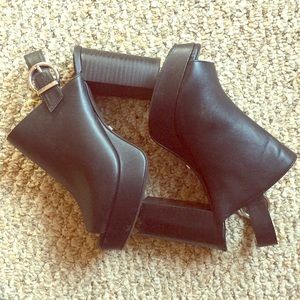 Topshop Licorice Platform Sandal